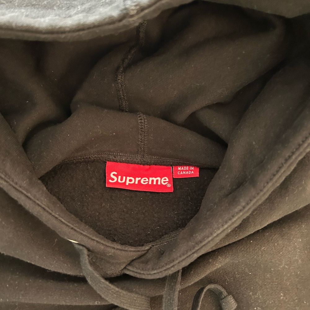 Supreme Black Cross Box Logo Sweatshirt Hoodie Iconic Style EUC!!! GREAT DEAL!!! - Picture 2 of 8